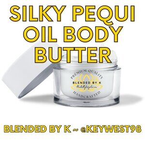 Silky Pequi Oil Body Butter by Blended by K ~ 8 oz ~ LIMITED AVAIL DUE TO HEAT